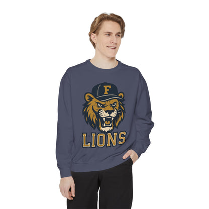 Adult Retro Roaring Lions Sweatshirt - Comfort Colors