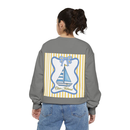 Adult Coquette Sailboat Sweatshirt - Comfort Colors