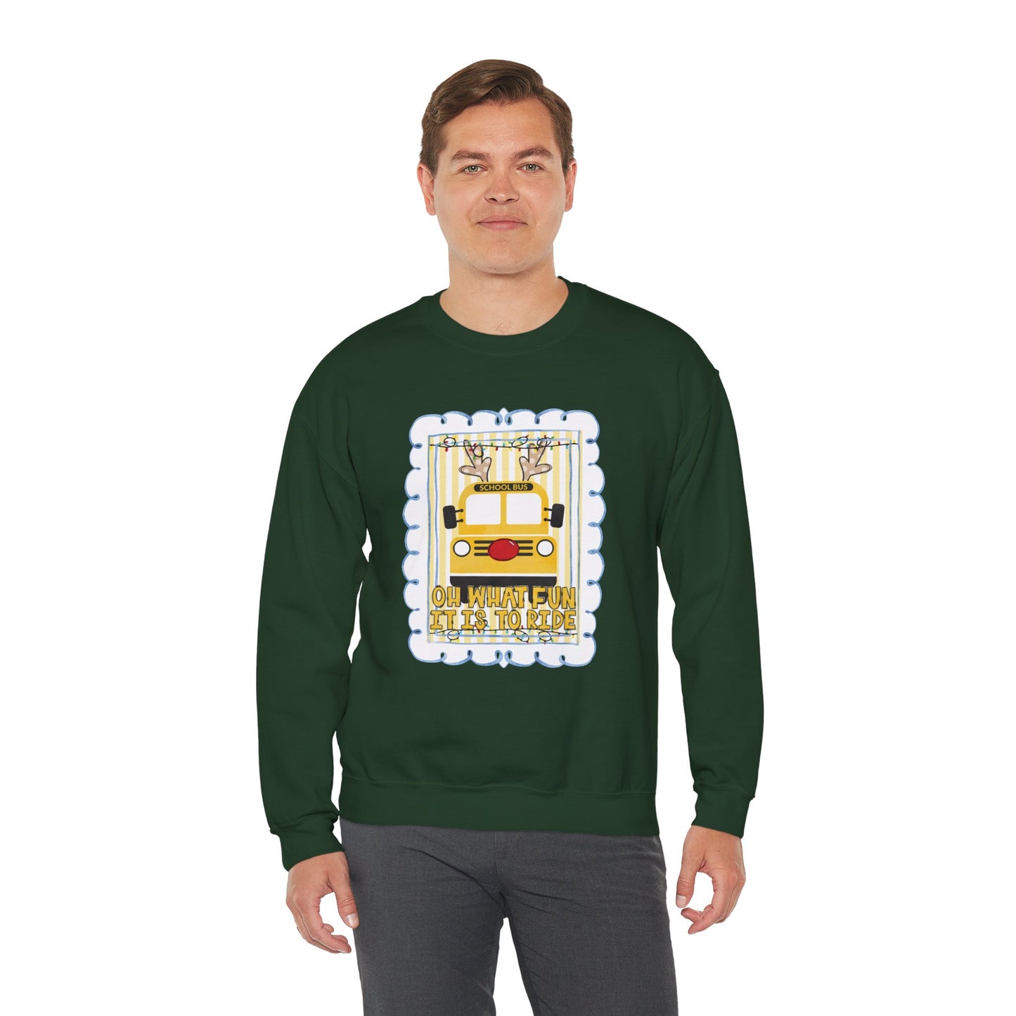 Christmas Bus Driver Sweatshirt - Gildan