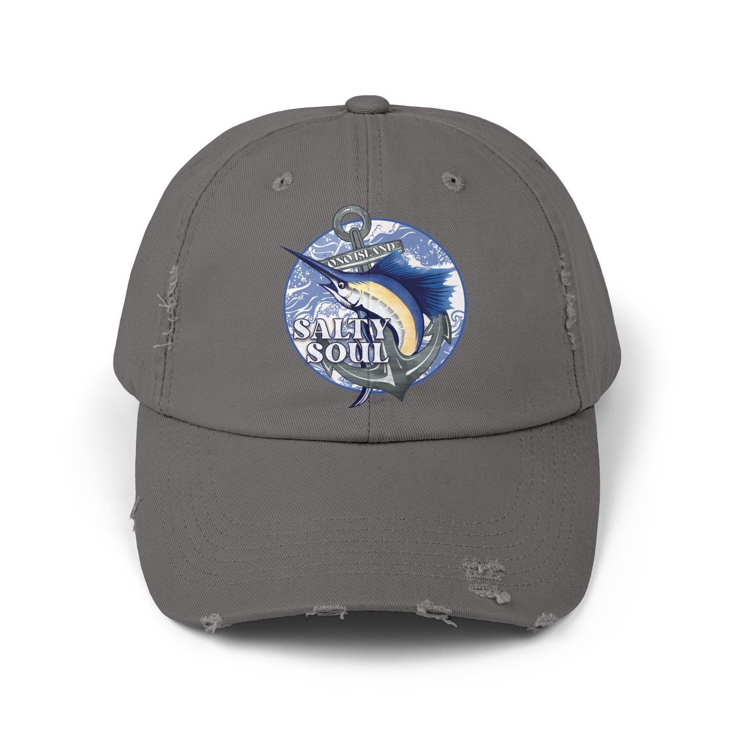 Salty Soul Ono Island Distressed Cap