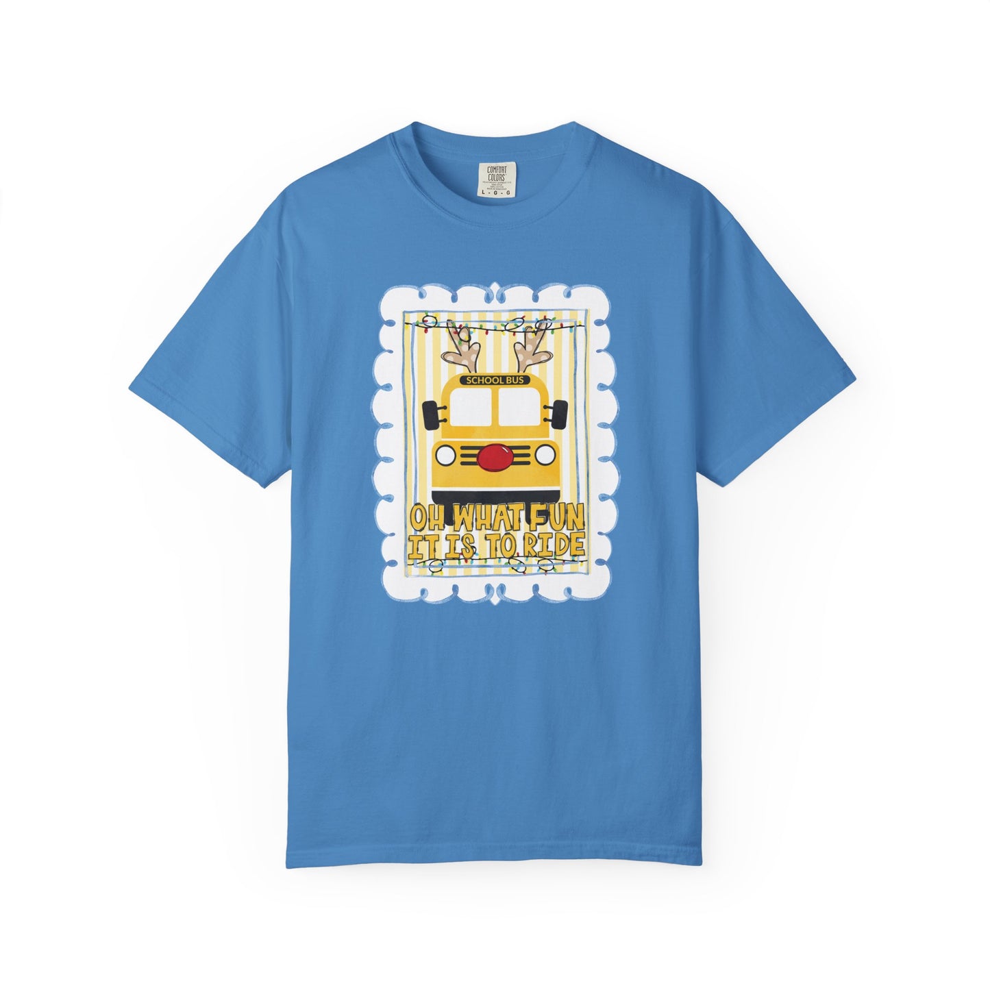 Christmas Bus Driver Tee - Comfort Colors
