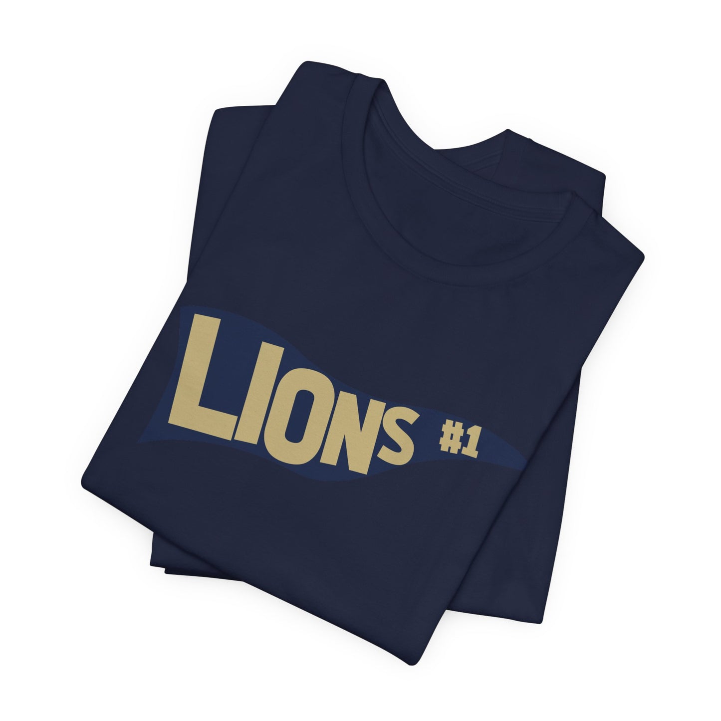 Adult #1 Lions Unisex Jersey Tee - Bella Canvas