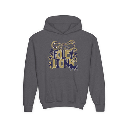 Foley Lions Bow Hoodie - Gildan