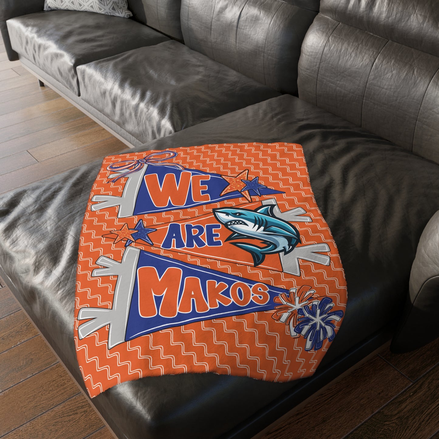 We Are Makos 2 Sided Plush Blanket