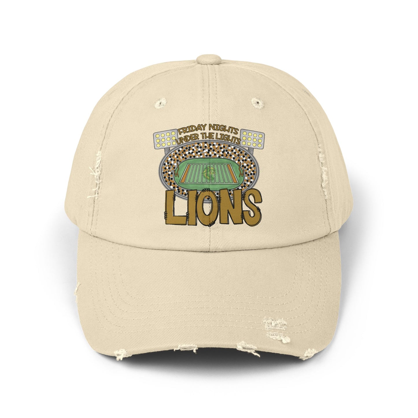 Lions Friday Night Lights Unisex Distressed Cap