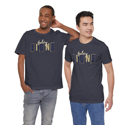Foley Lions Boxy Tee - Bella Canvas