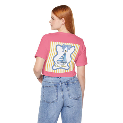 Adult Coquette Sailboat Tee - Bella Canvas