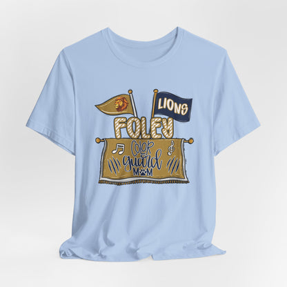 Adult Lions Color Guard Mom Tee - Bella Canvas