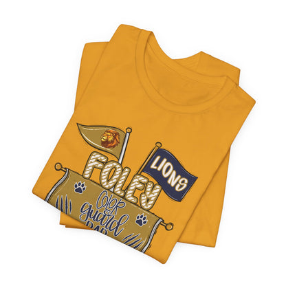 Adult Lions Color Guard Mom Tee - Bella Canvas