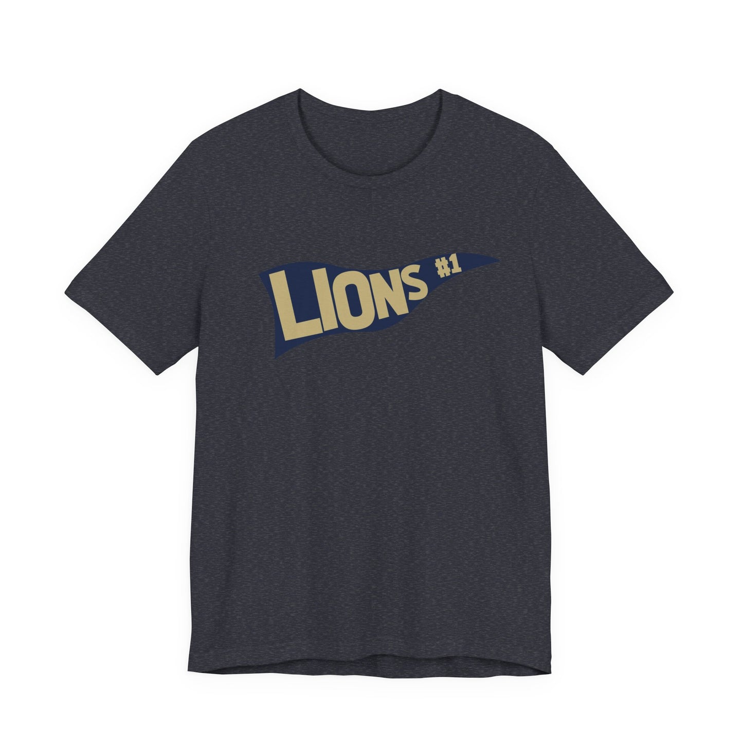 Adult #1 Lions Unisex Jersey Tee - Bella Canvas