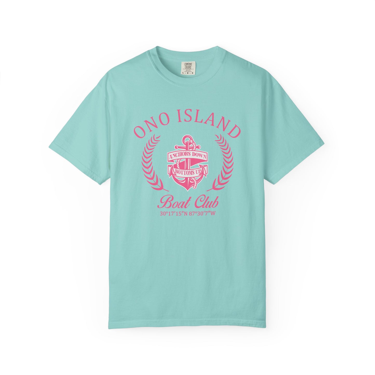 Ono Island Pink Boat Club - Comfort Colors