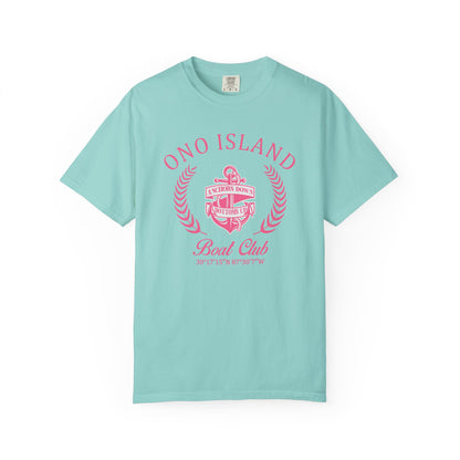 Ono Island Pink Boat Club - Comfort Colors
