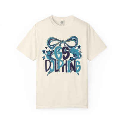 Adult GS Dolphins Bow - Comfort Colors