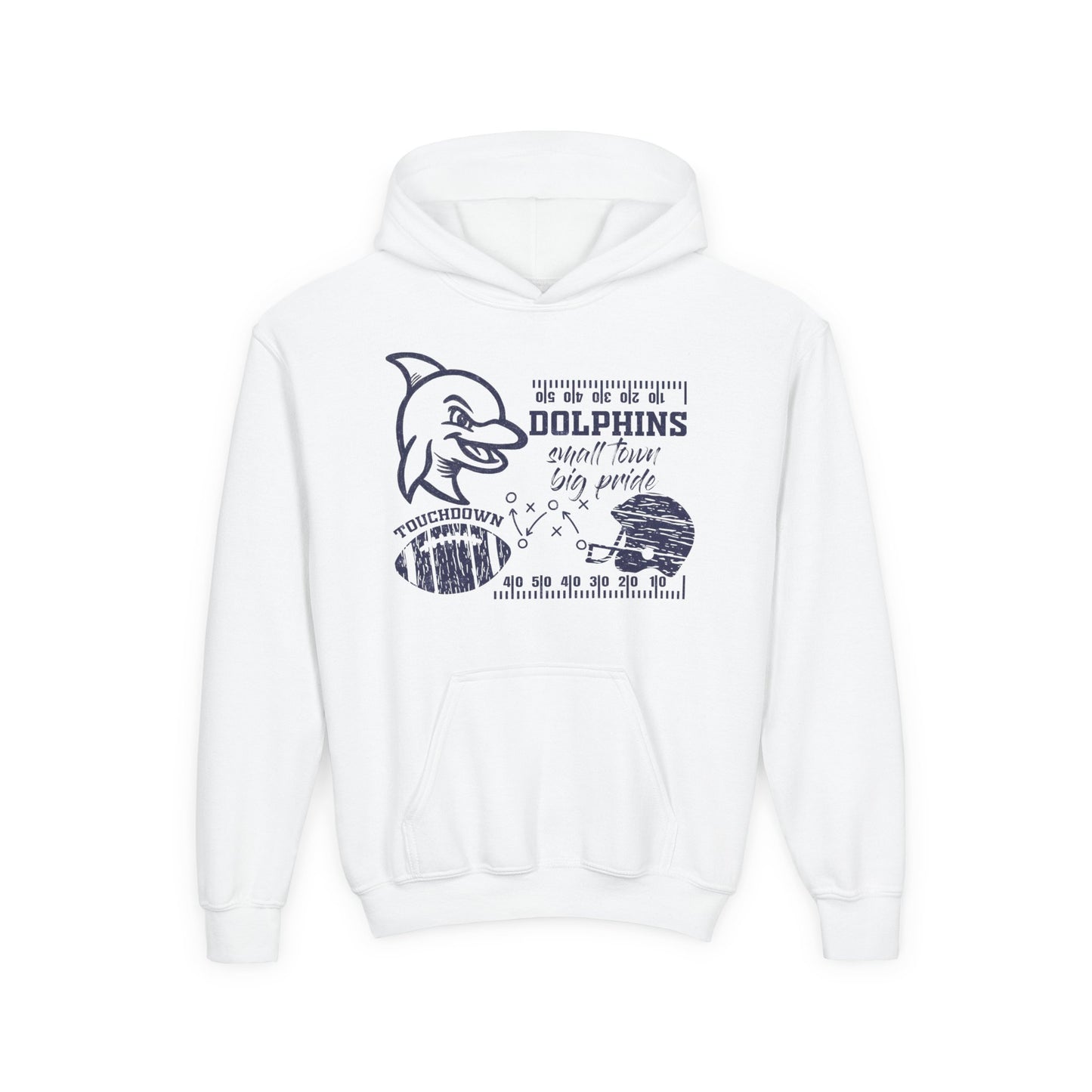 Youth Dolphin Fleece Hoodie -Gildan