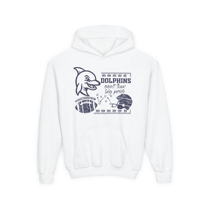 Youth Dolphin Fleece Hoodie -Gildan