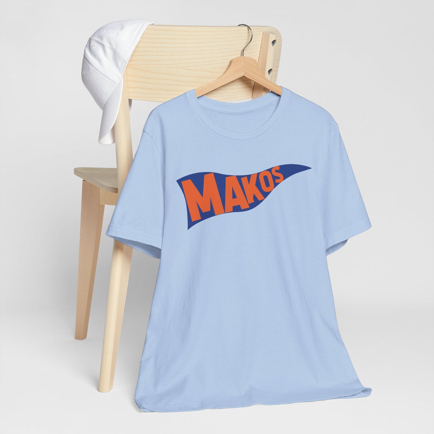 Adult Makos Pennant Unisex Jersey Tee - Bella Canvas