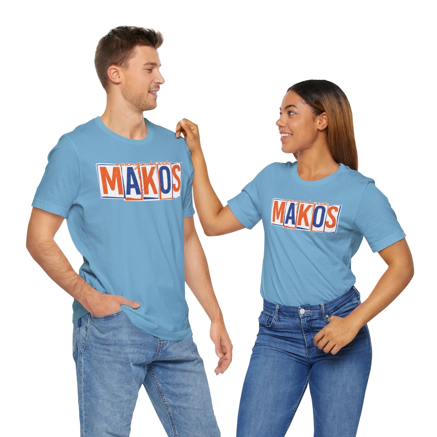 Adult Makos Block Tee - Bella Canvas
