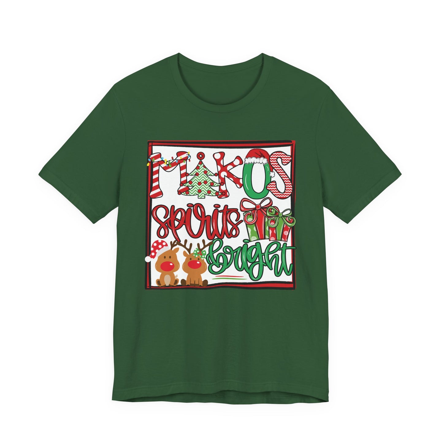 Makos Spirits Bright - Bella Canvas