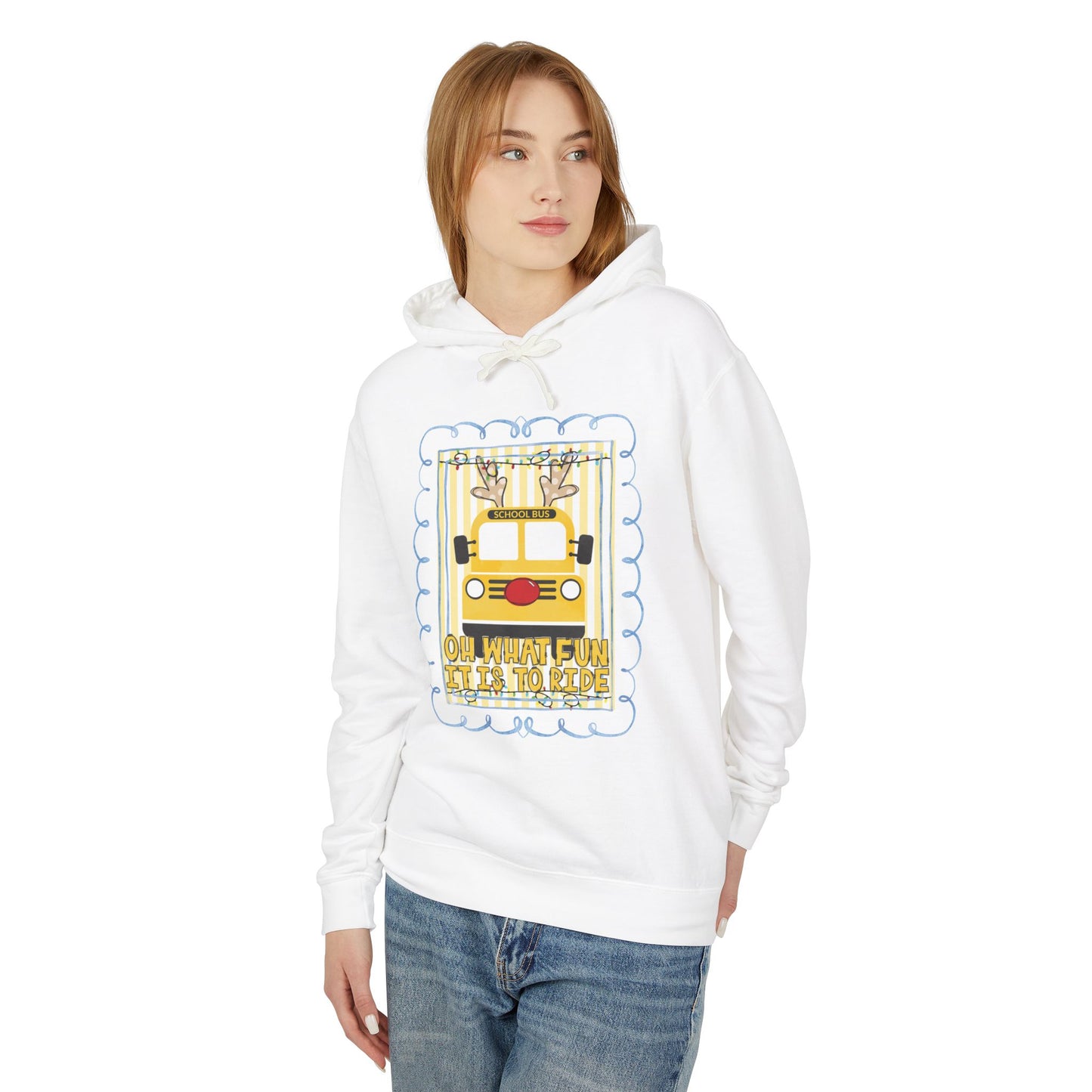 Christmas Bus Driver Hoodie -  Comfort Colors