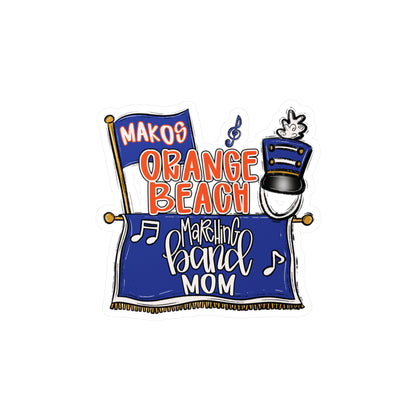 Marching Band Mom Vinyl Decals