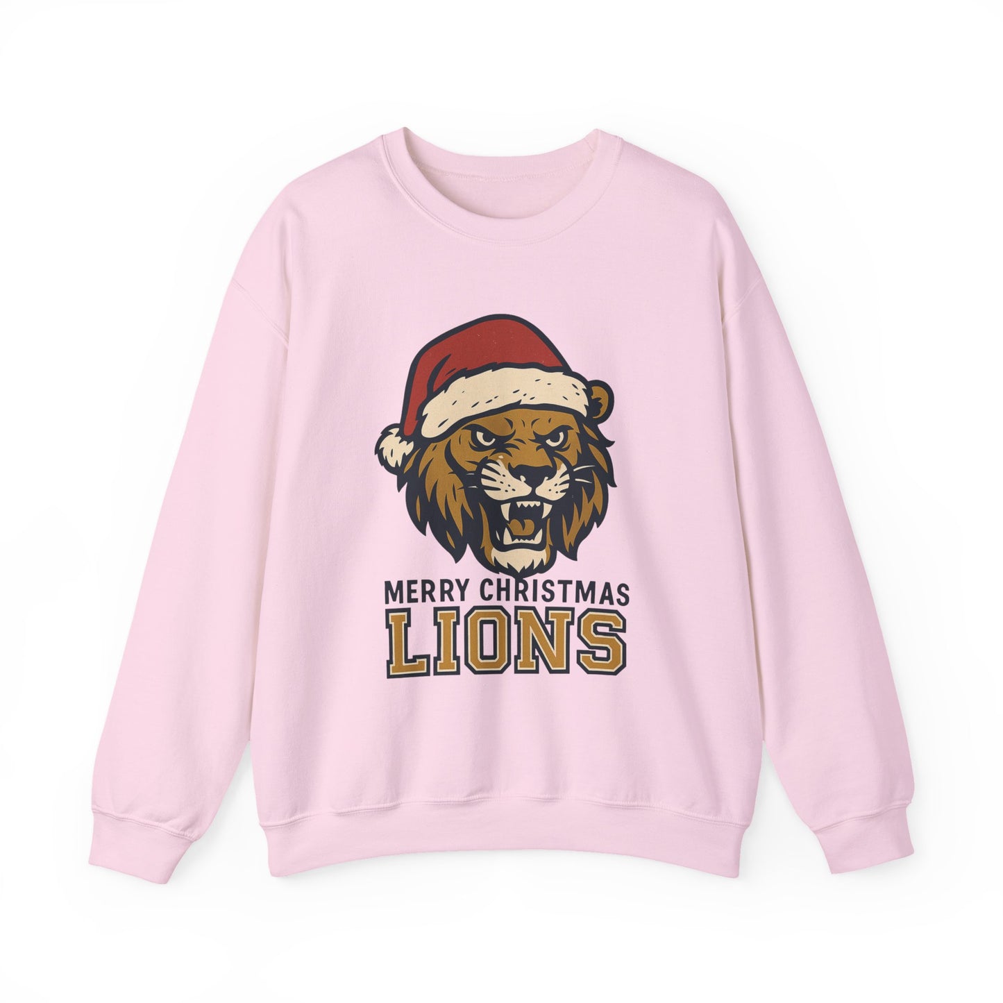 Merry Christmas Lions Sweatshirt — Gildan