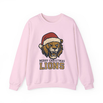 Merry Christmas Lions Sweatshirt — Gildan