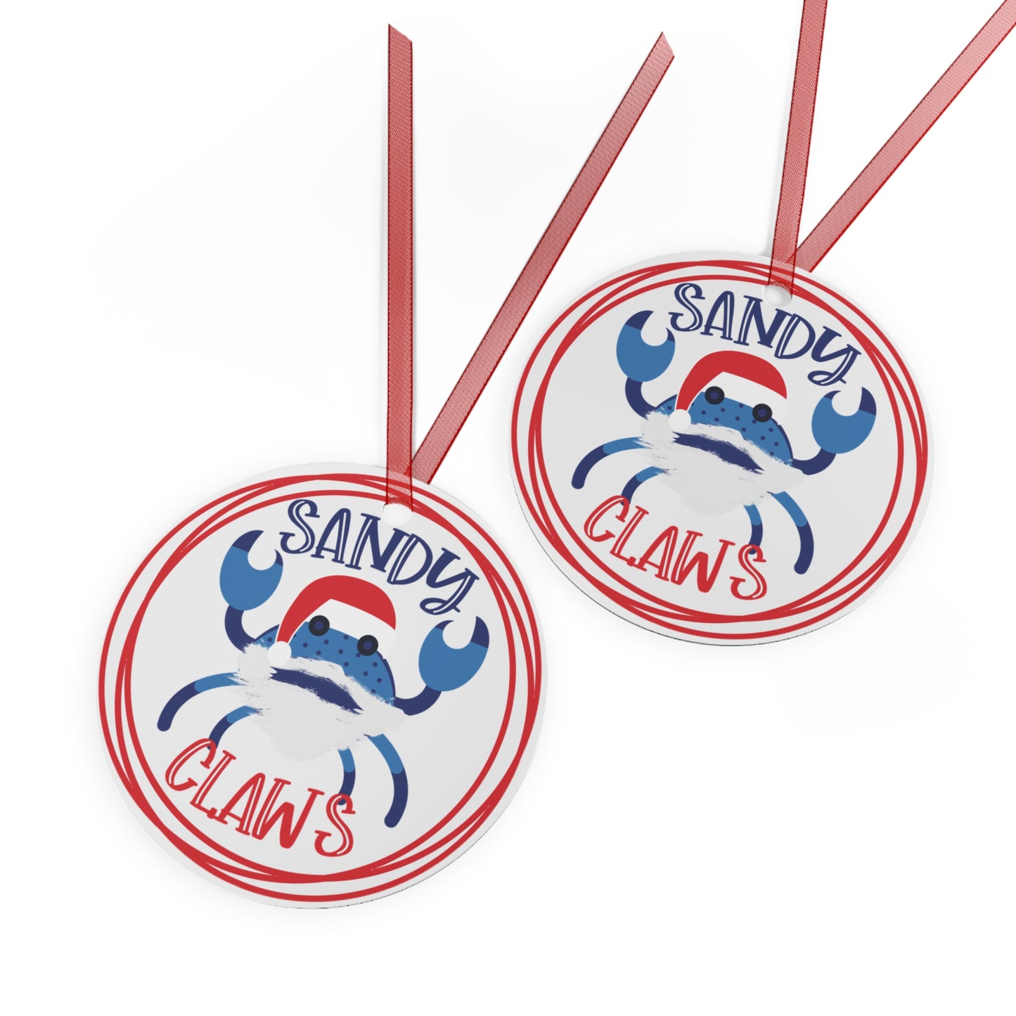 Sandy Claws Christmas Ornament