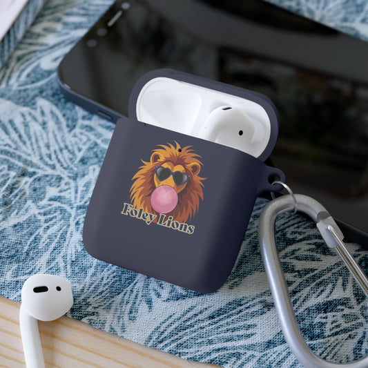Fun Bubblegum Lion AirPods Case Cover