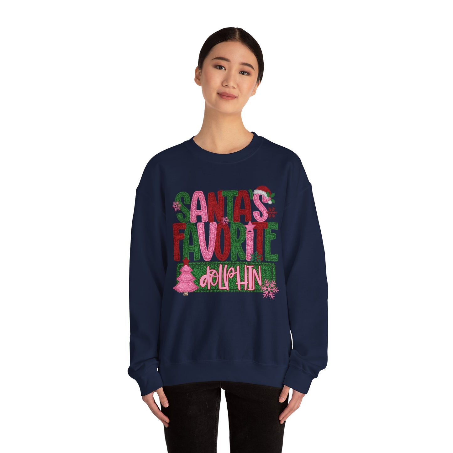 Santa's Favorite Dolphin - Gildan
