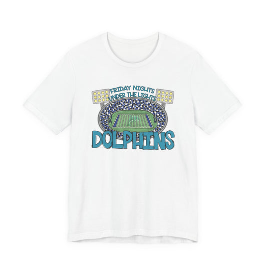 Adult Dolphins Friday Nights Under the Lights Tee