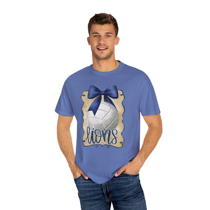 Adult Foley Lions Volleyball Tee - Comfort Colors