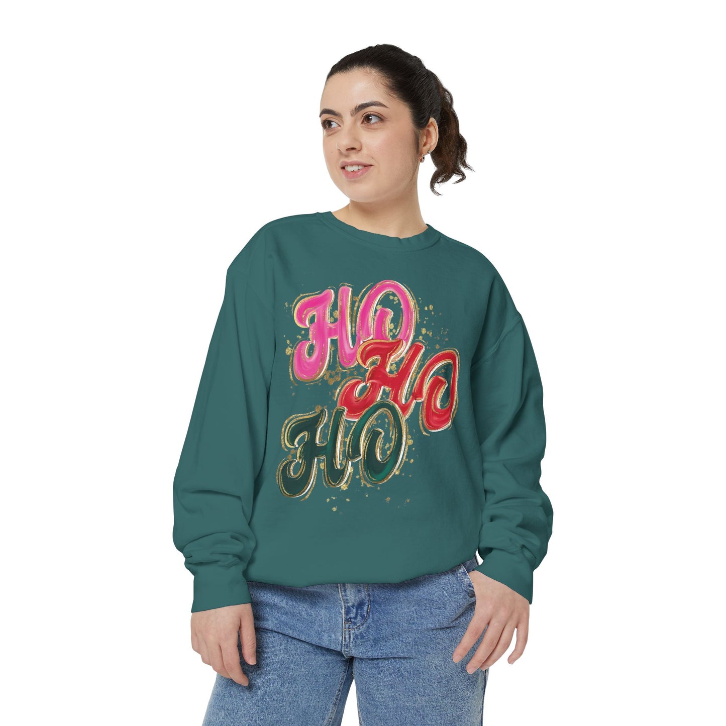 HO HO HO Sweatshirt Comfort Colors