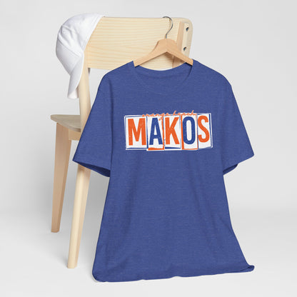 Adult Makos Block Tee - Bella Canvas