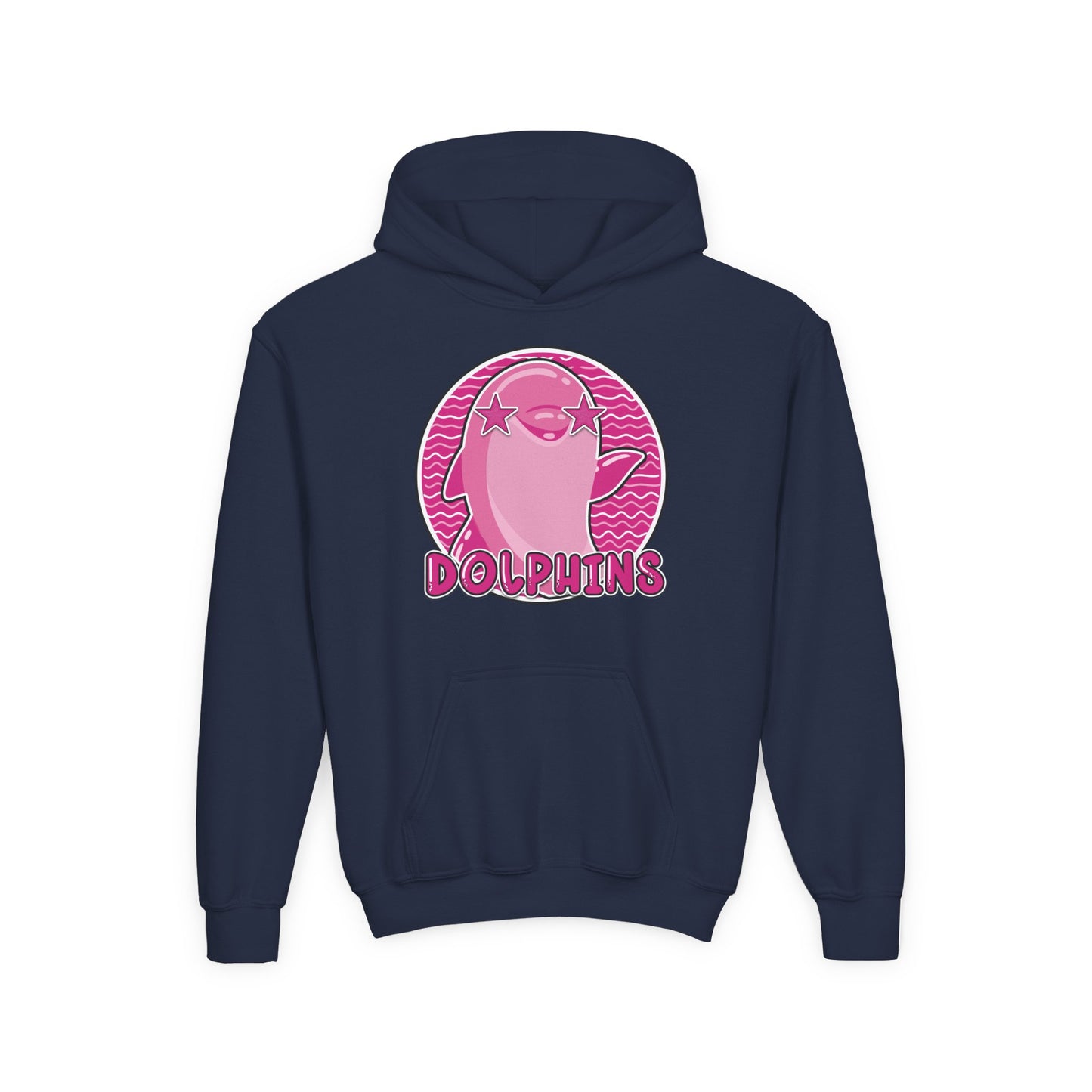 Youth Dolphin Preppy Starry Hoodied