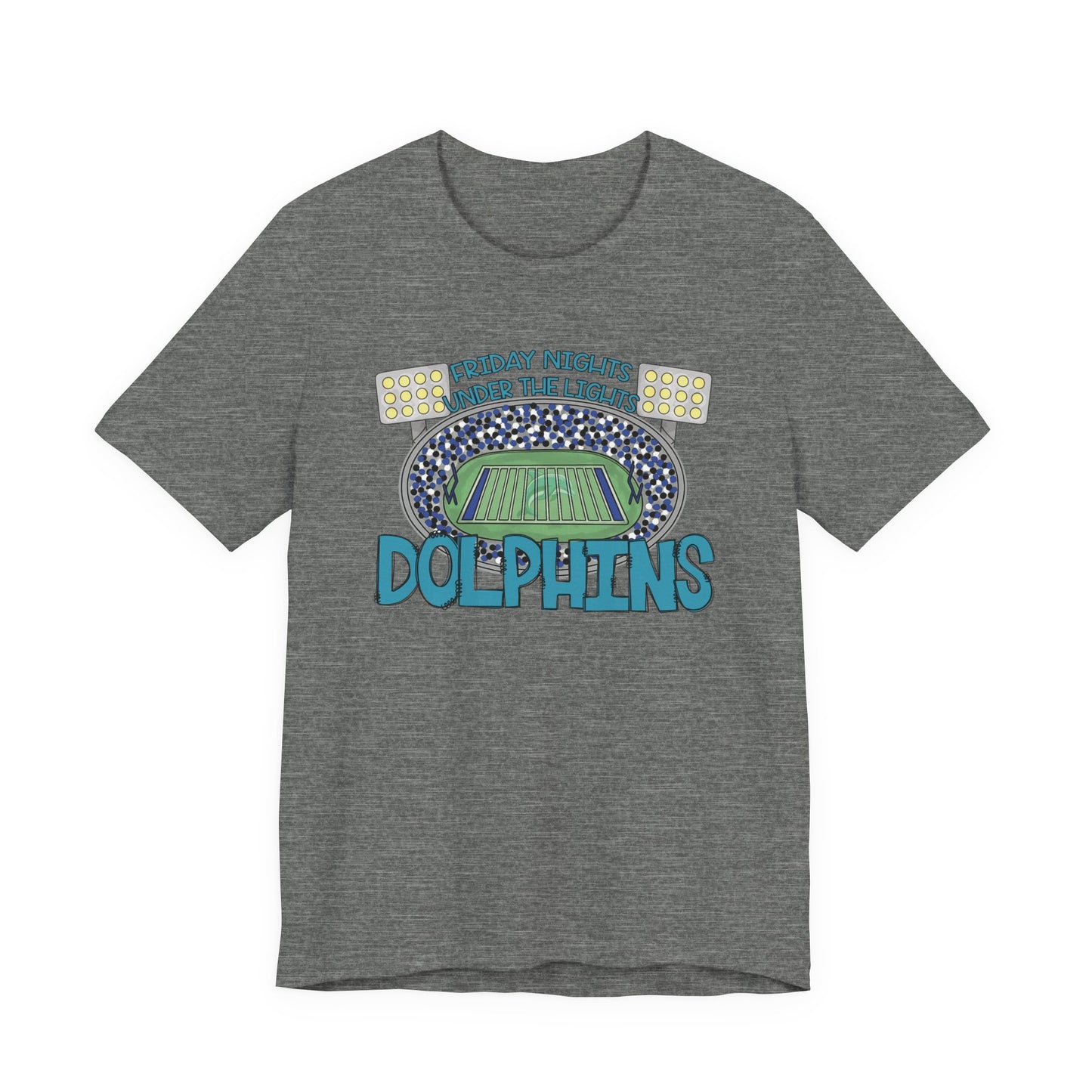 Adult Dolphins Friday Nights Under the Lights Tee