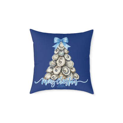 Ono Island Oyster Tree Blue Pillows