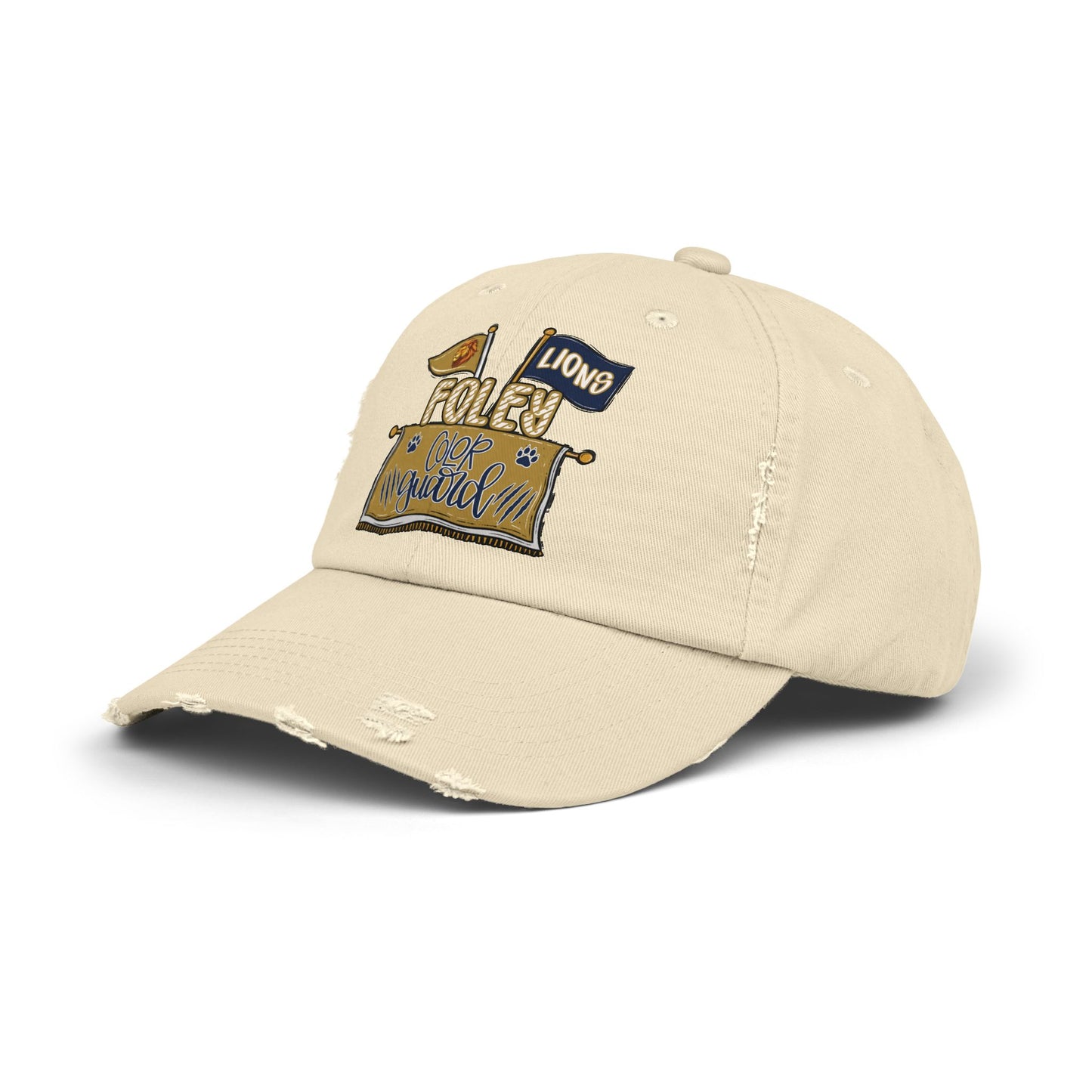Lions Color Guard Distressed Cap