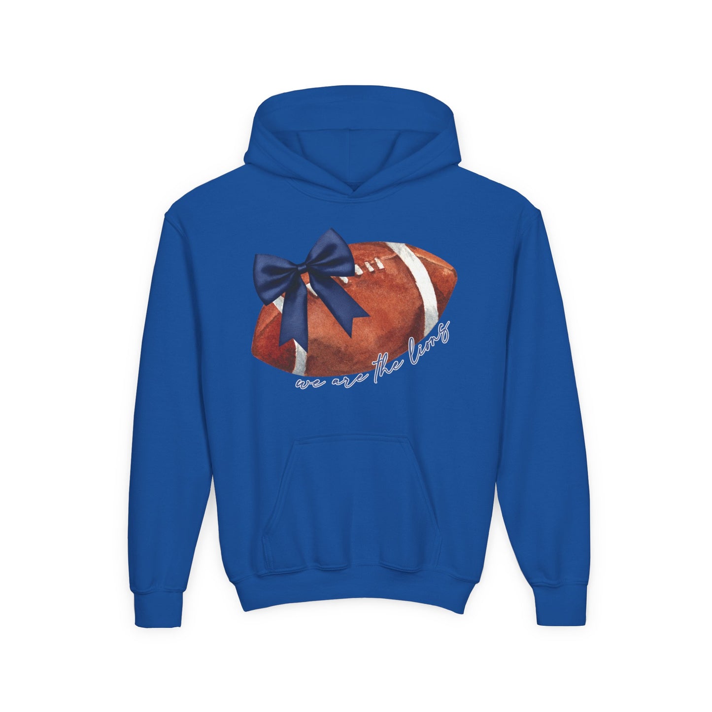 Youth Lions Coquette Football Hoodie