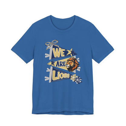 Lion Spirit Pennant Tee - Bella Canvas