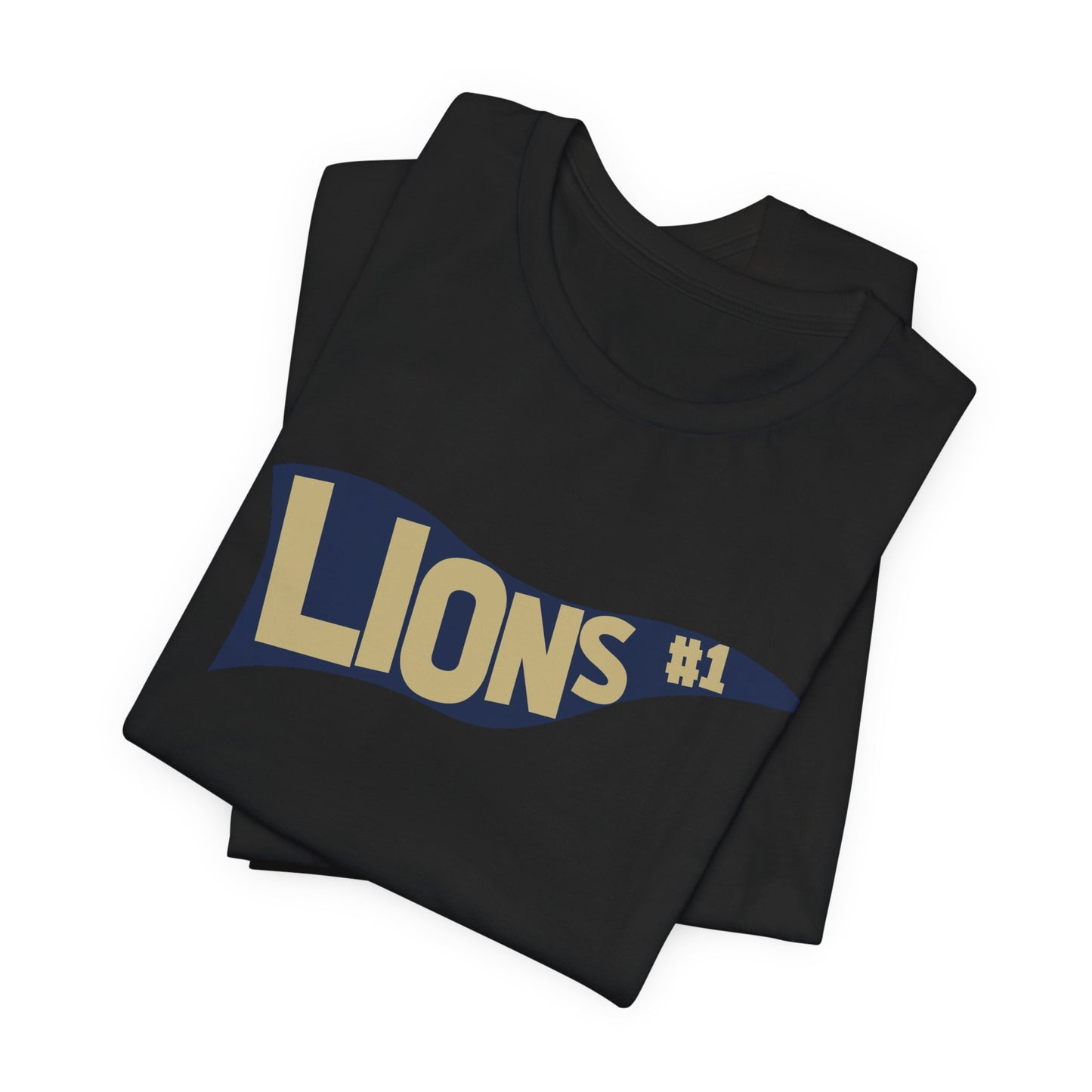 Adult #1 Lions Unisex Jersey Tee - Bella Canvas
