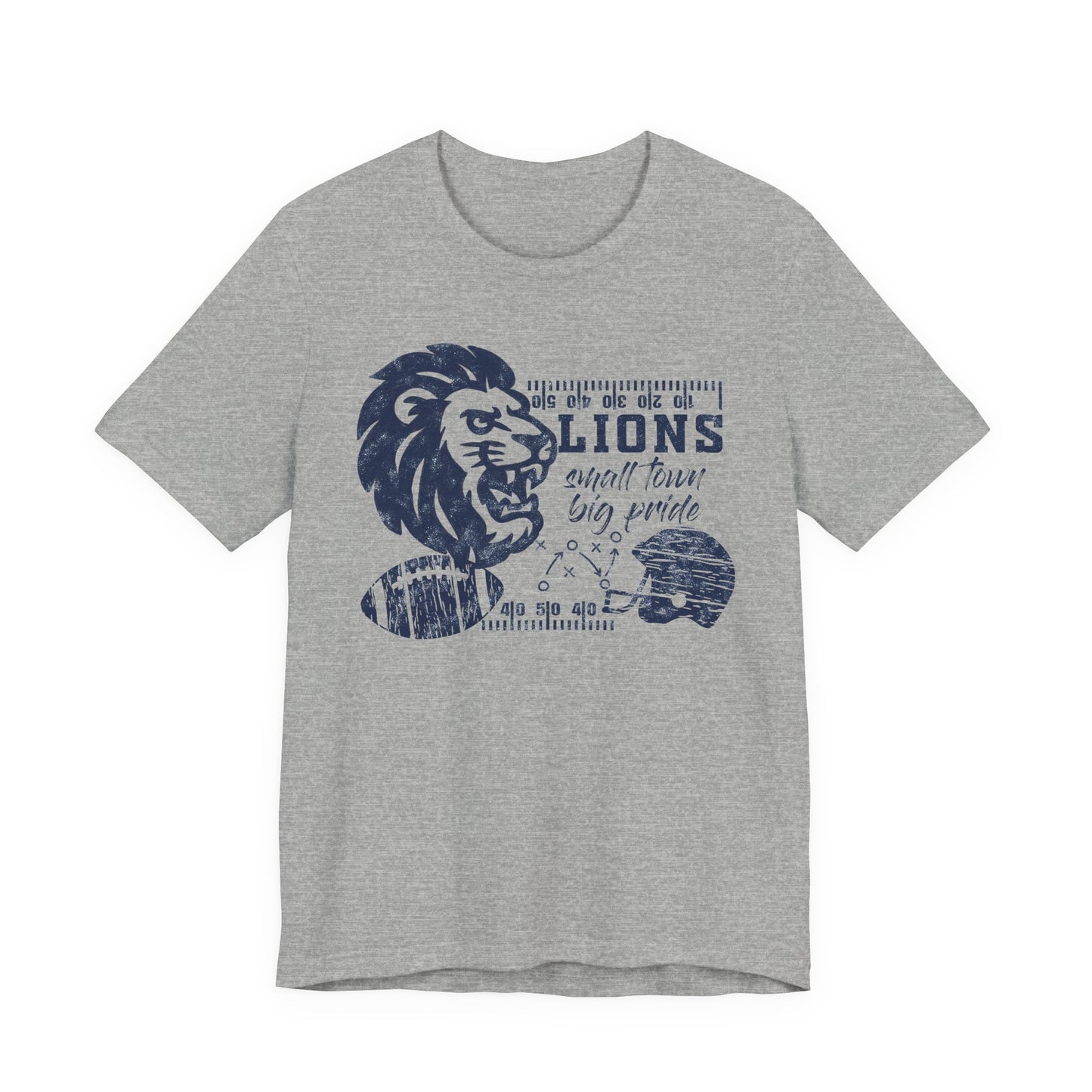 Lion Small Town Big Pride Tee - Bella Canvas