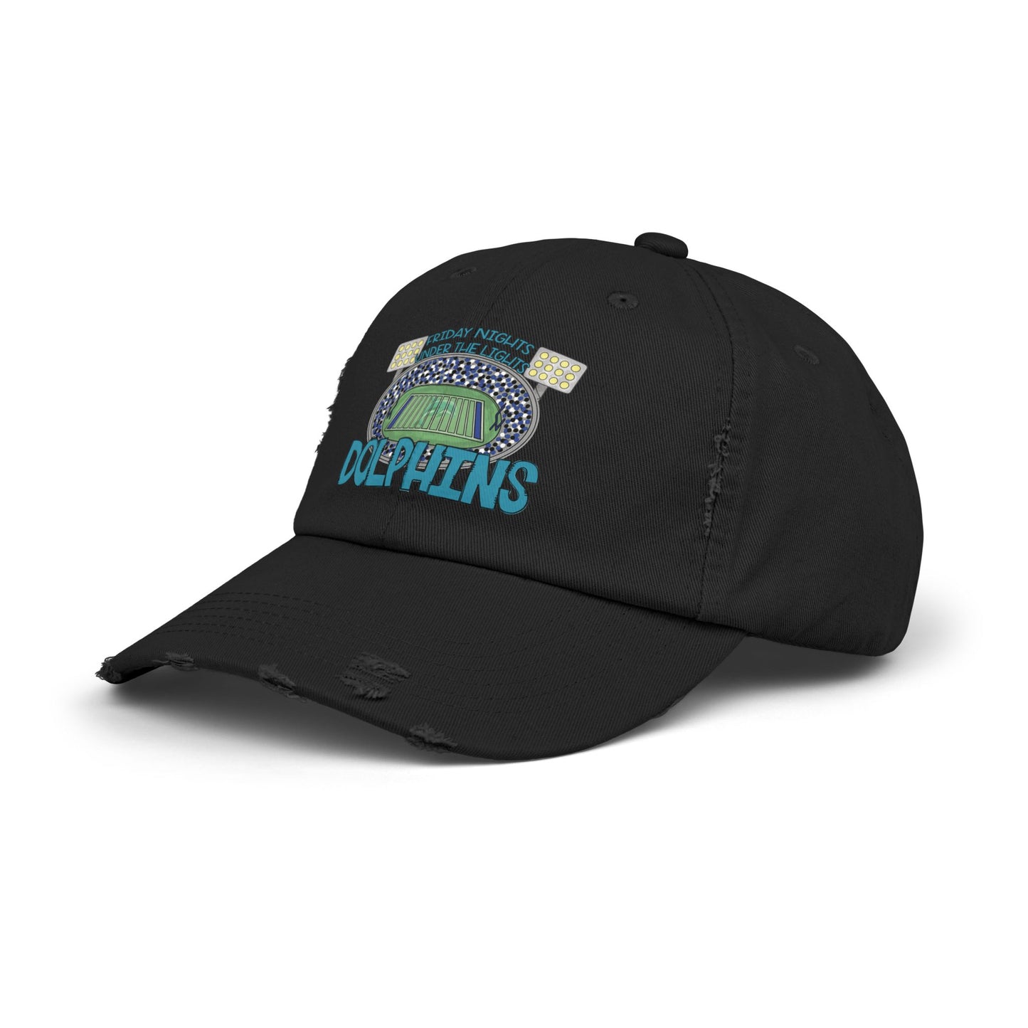 Dolphins Friday Night Lights Unisex Distressed Cap