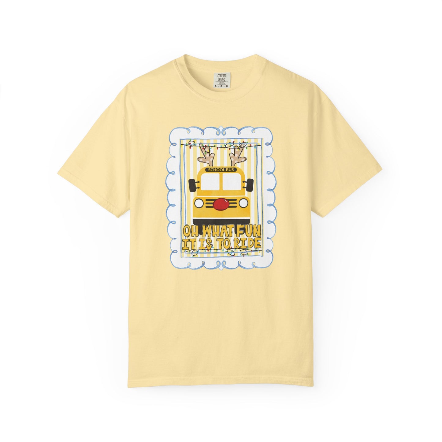 Christmas Bus Driver Tee - Comfort Colors