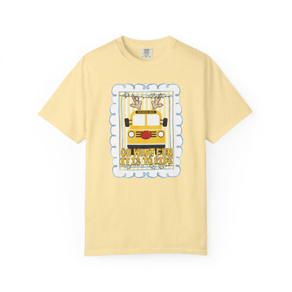 Christmas Bus Driver Tee - Comfort Colors