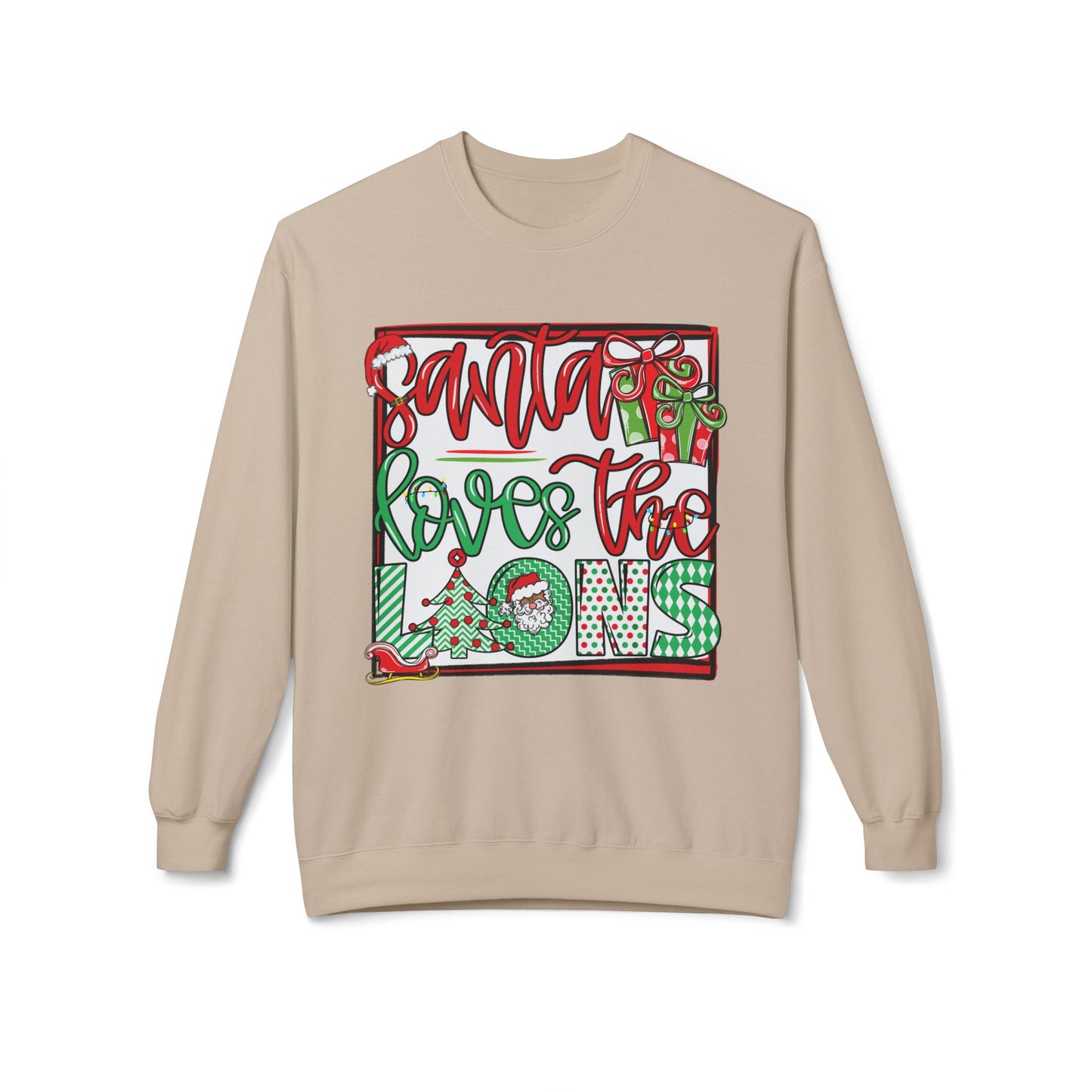 Adult Lions Christmas - Gildan