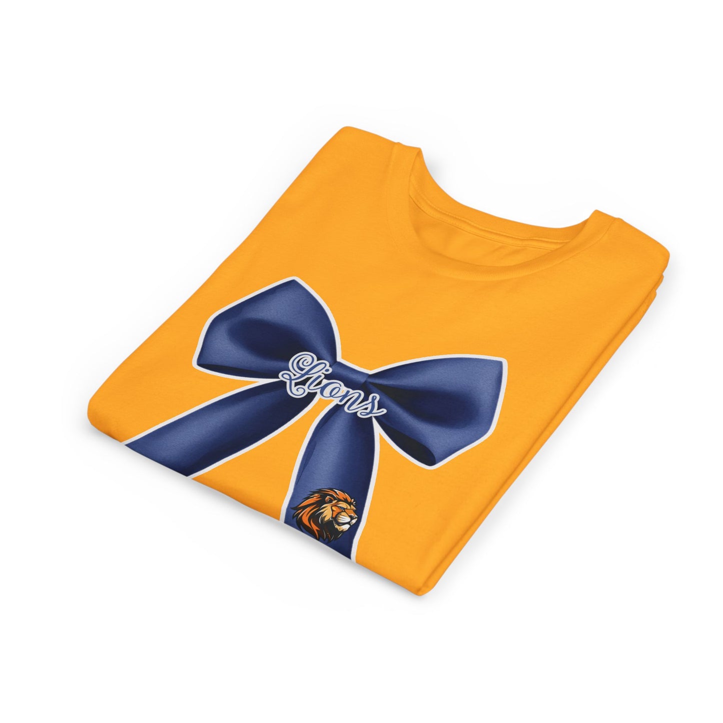 Youth Lions Navy Coquette Bow