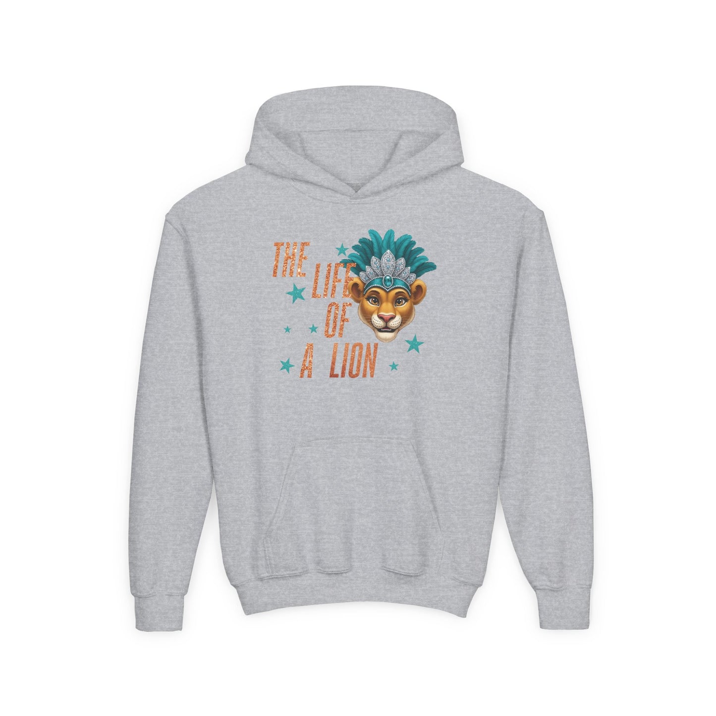 Life of a Lion Faux Glitter - Gildan