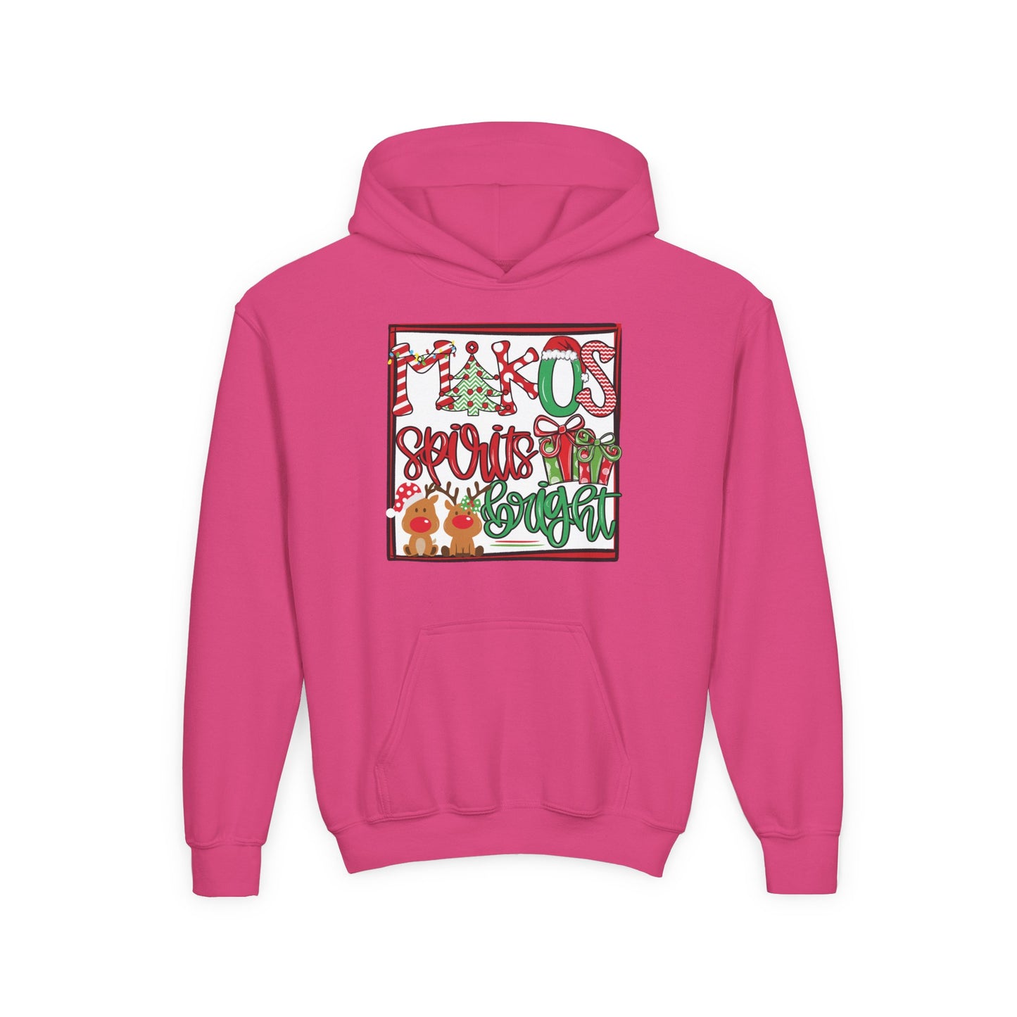 Youth Makos Christmas Hoodie - Gildan