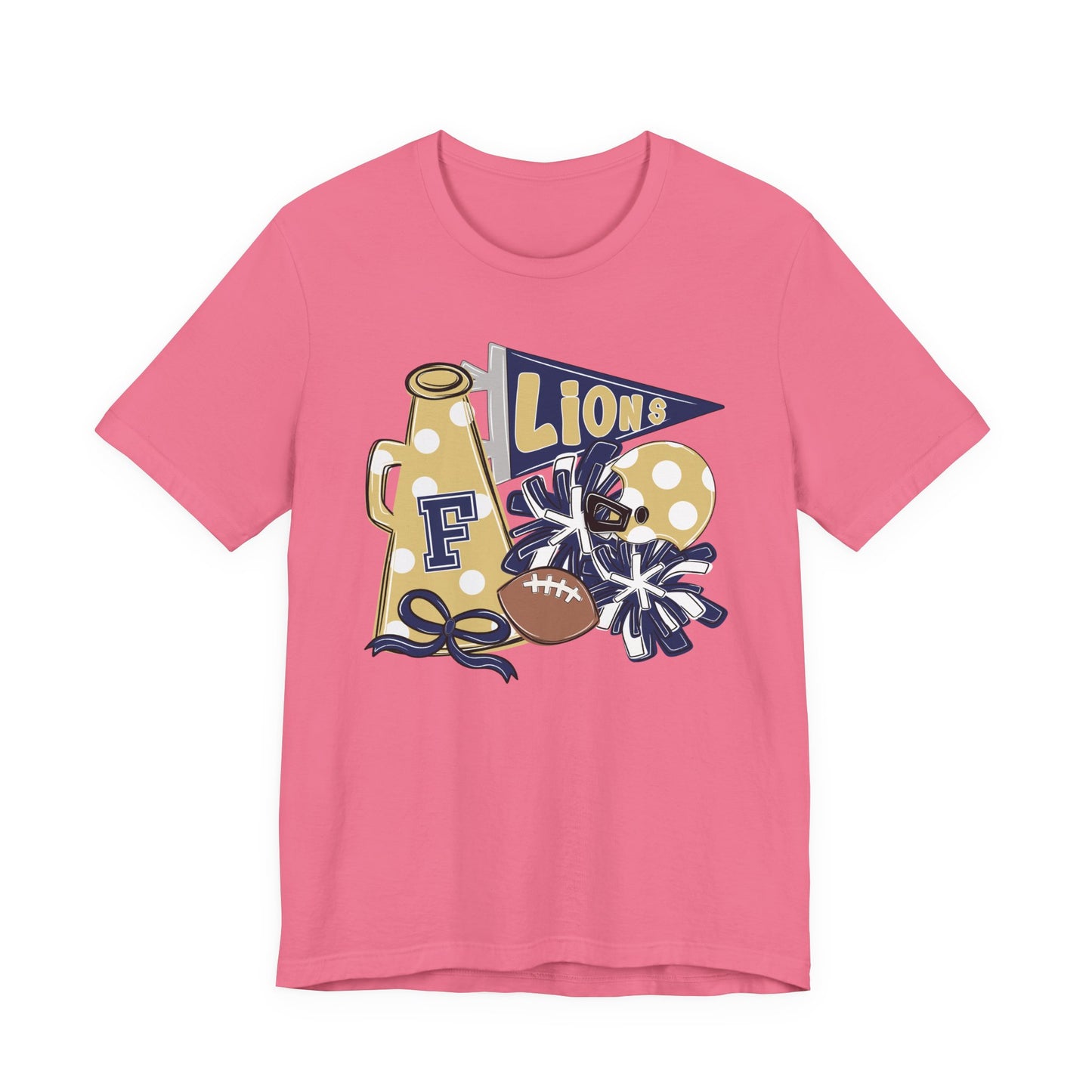 Lions Football Spirit Tee - Bella Canvas