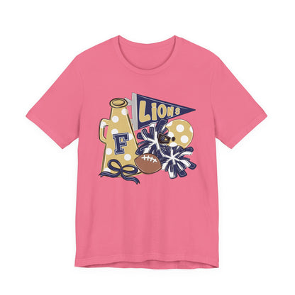 Lions Football Spirit Tee - Bella Canvas